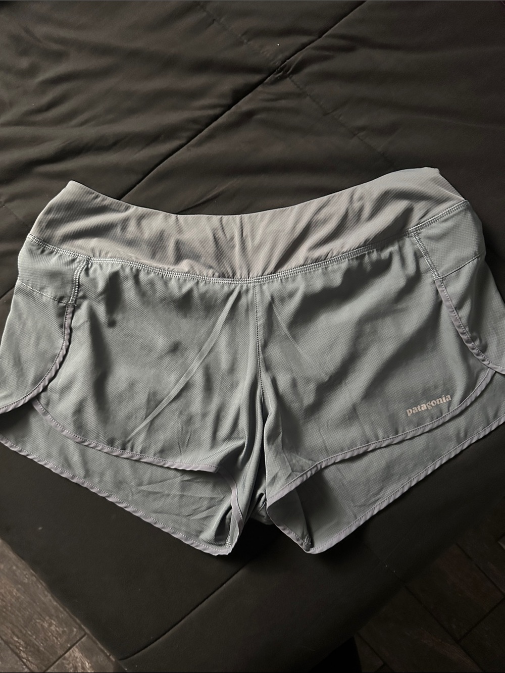 Patagonia Light Blue Gray Performance Shorts